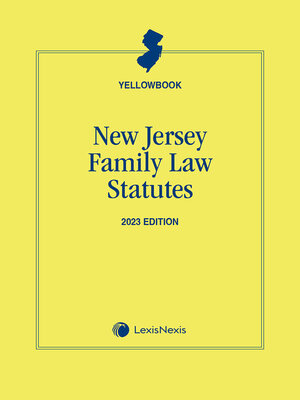 cover image of New Jersey Family Law Statutes